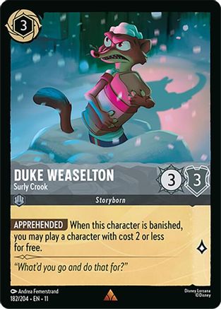 (182/204) Duke Weaselton - Surly Crook - Winterspell Normal