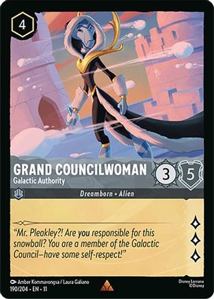 (190/204) Grand Councilwoman - Galactic Authority - Winterspell Normal