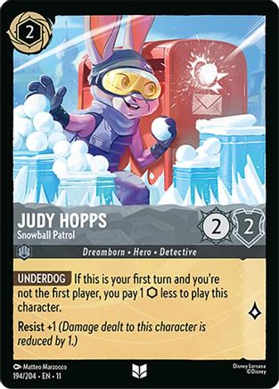 (194/204) Judy Hopps - Snowball Patrol - Winterspell Normal