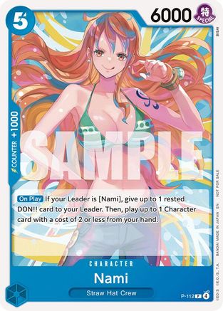 (P-112) Nami (Heroines Battle Pack) - One Piece Promotion Cards Normal