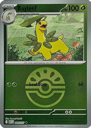 Bayleef (Friend Ball) (9) - ME Ascended Heroes Reverse Holofoil - Uncommon