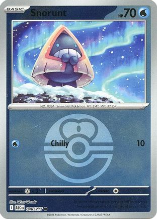 Snorunt (Love Ball) (46/217) - ME Ascended Heroes Reverse Holofoil - Common