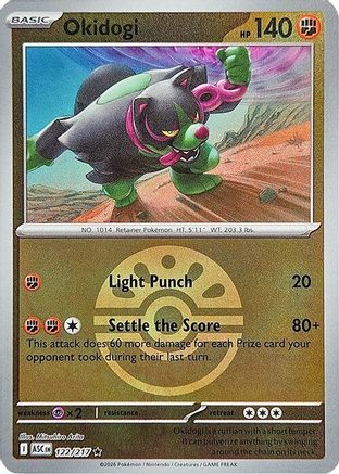 Okidogi (Friend Ball) (122) - ME Ascended Heroes Reverse Holofoil - Rare