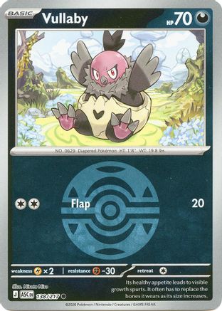 Vullaby (Dusk Ball) (138/null) - ME Ascended Heroes Reverse Holofoil - Common