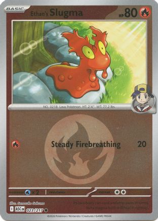 Ethan's Slugma (Energy Symbol Pattern) (23/null) - ME Ascended Heroes Reverse Holofoil - Common