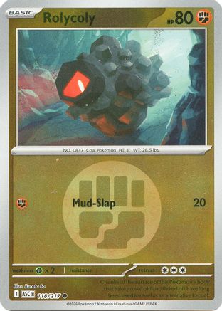 Rolycoly (Energy Symbol Pattern) (118/null) - ME Ascended Heroes Reverse Holofoil - Common
