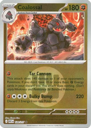 Coalossal (Energy Symbol Pattern) (120/null) - ME Ascended Heroes Reverse Holofoil - Rare