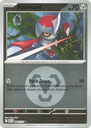 Pawniard (Energy Symbol Pattern) (146/null) - ME Ascended Heroes Reverse Holofoil - Common