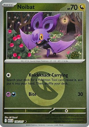 Noibat (Energy Symbol Pattern) (156) - ME Ascended Heroes Reverse Holofoil - Common