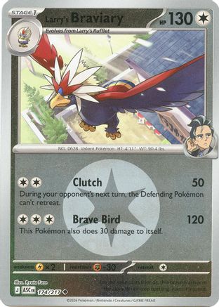 Larry's Braviary (Energy Symbol Pattern) (174/null) - ME Ascended Heroes Reverse Holofoil - Uncommon