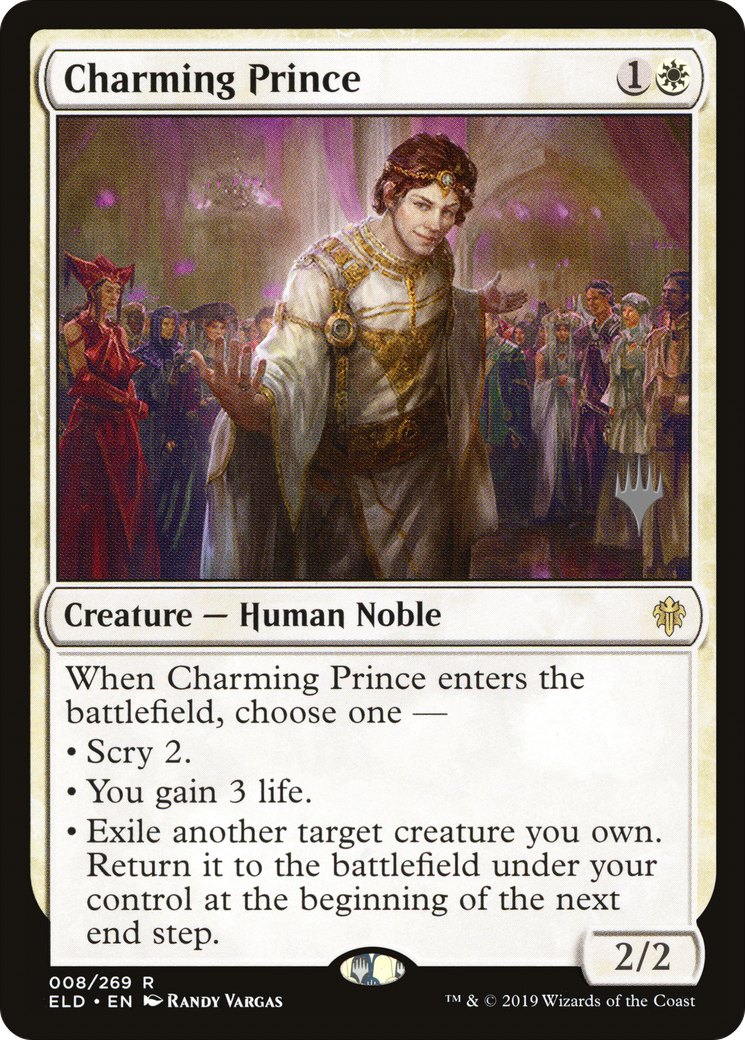 Charming Prince (PPELD-08P) - Throne of Eldraine Promos (Promo Pack)