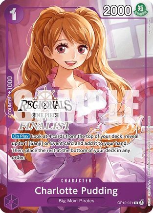 (OP12-071) Charlotte Pudding (Regionals Finalist Card Set 26-27) - One Piece Promotion Cards Foil