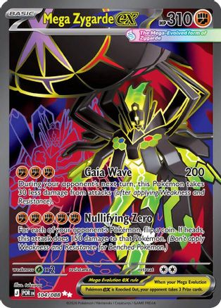 Mega Zygarde ex (104/088) - ME03 Perfect Order Holofoil - Ultra Rare