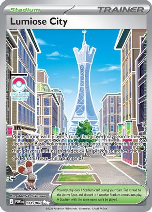 Lumiose City (111/088) - ME03 Perfect Order Holofoil - Ultra Rare