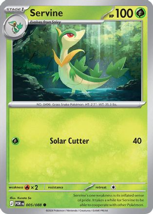 Servine (5/null) - ME03 Perfect Order Reverse Holofoil - Common