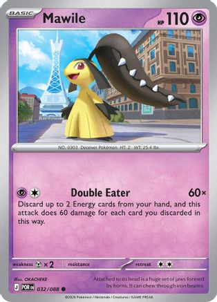 Mawile (32/null) - ME03 Perfect Order Reverse Holofoil - Common
