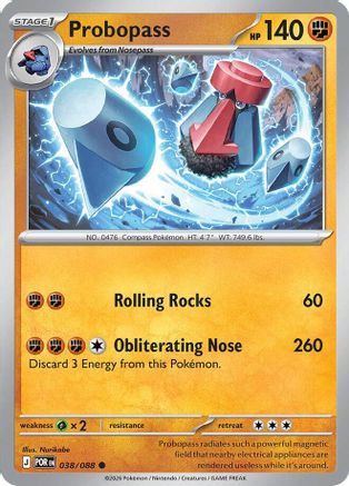 Probopass (38/088) - ME03 Perfect Order Reverse Holofoil - Common