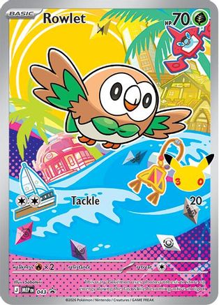 Rowlet (43) - ME Mega Evolution Promo Holofoil - Promo