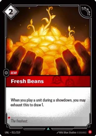 (011/219) Fresh Beans - Unleashed Foil