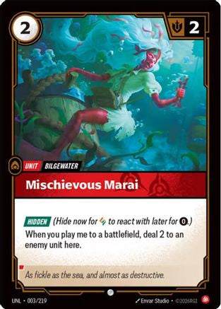 (003/219) Mischevious Marai - Unleashed