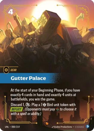 (088/219) Gutter Palace - Unleashed Foil