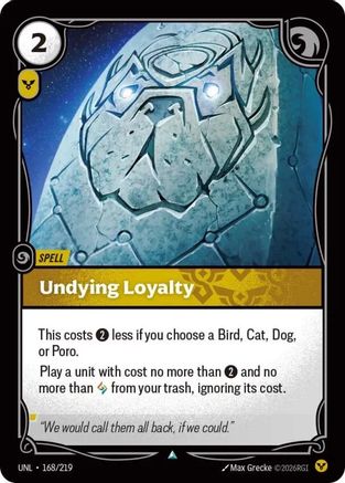 (168/219) Undying Loyalty - Unleashed