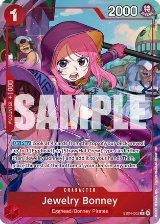 (EB04-002) Jewelry Bonney (Alternate Art) - Adventure on Kami's Island - Foil
