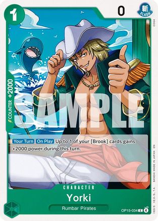 (OP15-034) Yorki - Adventure on Kami's Island - Normal