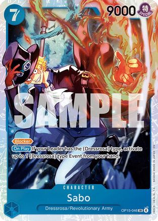 (OP15-046) Sabo - Adventure on Kami's Island - Foil