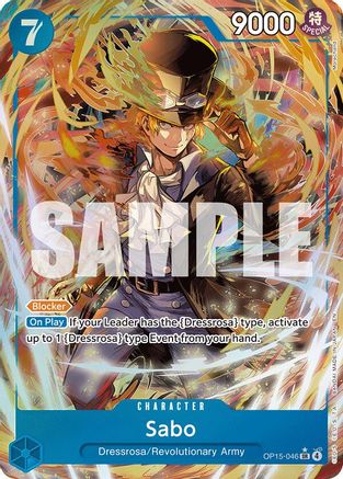 (OP15-046) Sabo (Alternate Art) - Adventure on Kami's Island - Foil