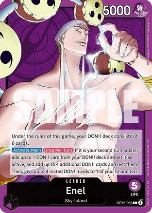 (OP15-058) Enel - Adventure on Kami's Island - Normal