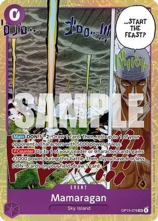 (OP15-078) Mamaragan - Adventure on Kami's Island - Foil