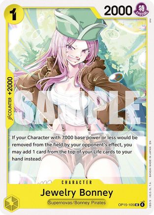 (OP15-105) Jewelry Bonney - Adventure on Kami's Island - Normal