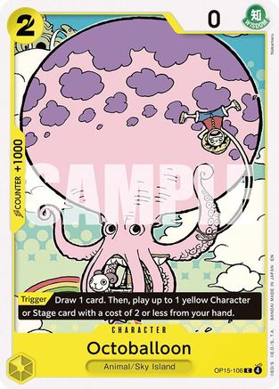 (OP15-106) Octoballoon - Adventure on Kami's Island - Normal