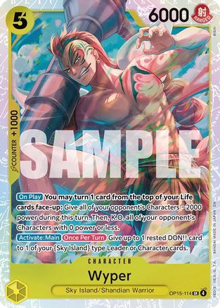 (OP15-114) Wyper - Adventure on Kami's Island - Foil