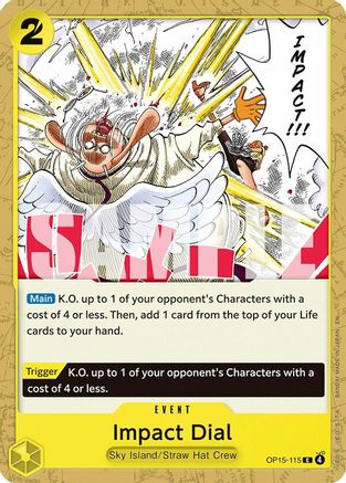 (OP15-115) Impact Dial - Adventure on Kami's Island - Normal