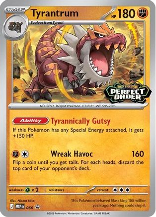 Tyrantrum (66/null) - ME Mega Evolution Promo - Promo