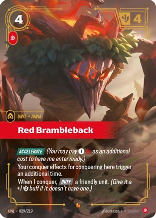 (029/219) Red Brambleback - Unleashed Foil