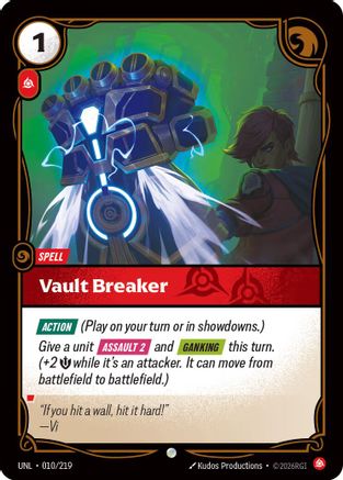 (010/219) Vault Breaker - Unleashed