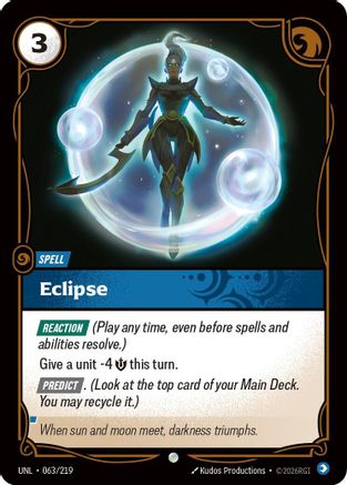 (063/219) Eclipse - Unleashed Foil