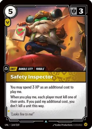 (164/219) Safety Inspector - Unleashed Foil