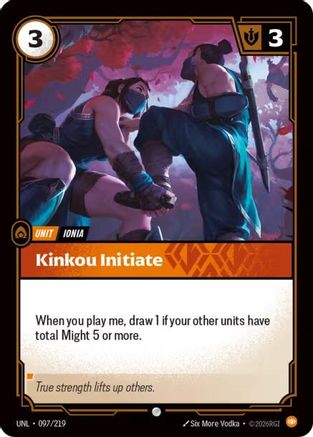 (097/219) Kinkou Initiate - Unleashed Foil