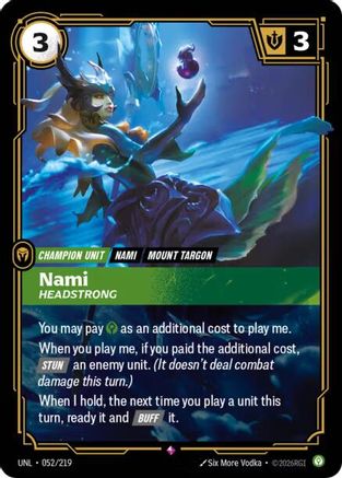 (052/219) Nami - Headstrong - Unleashed Foil