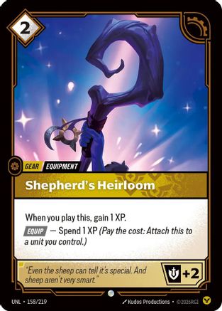 (158/219) Shepherd's Heirloom - Unleashed Foil