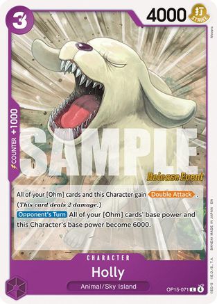 (OP15-071) Holly - Adventure on Kami's Island Release Event Cards - Normal