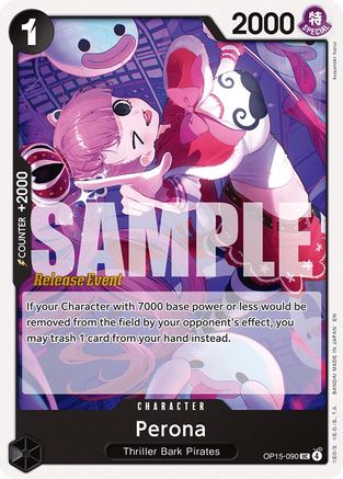 (OP15-090) Perona - Adventure on Kami's Island Release Event Cards - Normal