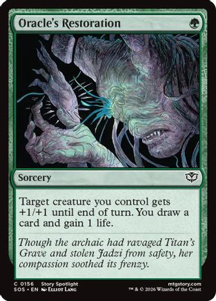 Oracle's Restoration (SOS-156) - Secrets of Strixhaven Foil