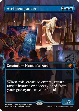 Archaeomancer (Borderless) (SPG-149) - Special Guests Foil