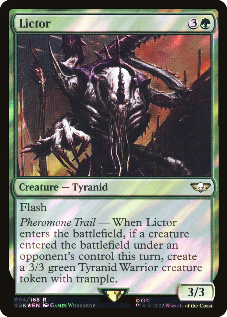 Lictor (Surge Foil) (40K-94★) - Warhammer 40,000 Commander Foil