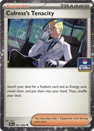 Colress's Tenacity (Gym Stamp Asia Exclusive) (57/null) - Miscellaneous Cards & Products Holofoil - Uncommon